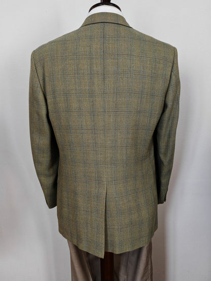 Giacca Ted Lapidus verde salvia in hopsack super twist - tg. 48/50