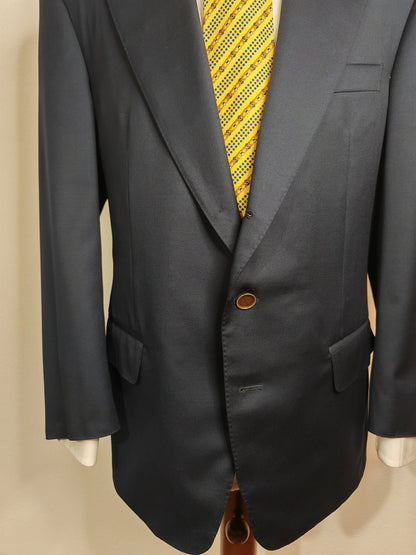 Blazer Ermenegildo Zegna navy 3 bottoni stirato a 2 - tg. 54