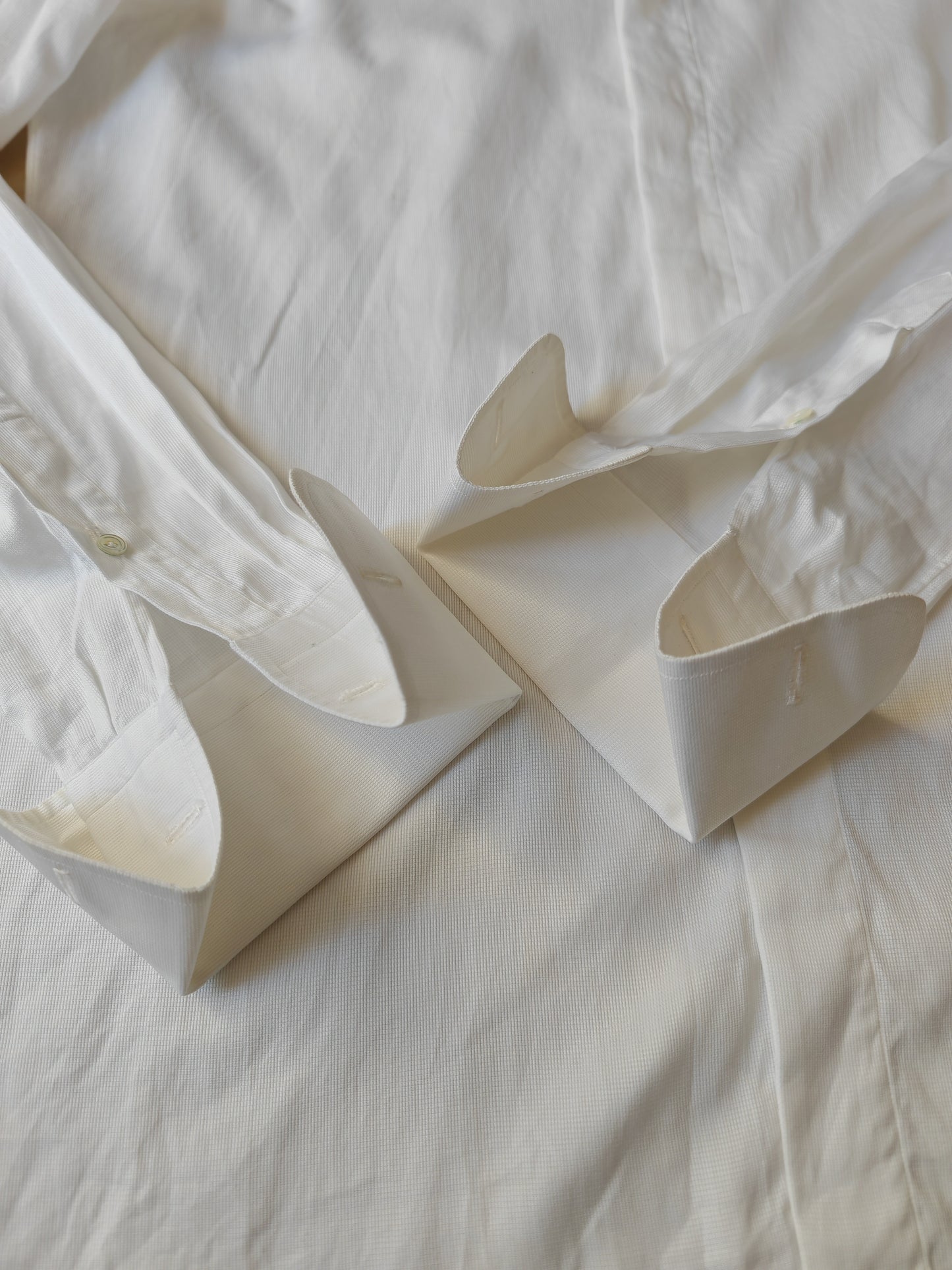 Camicia Finamore Napoli con polsino francese - tg. S collo 38