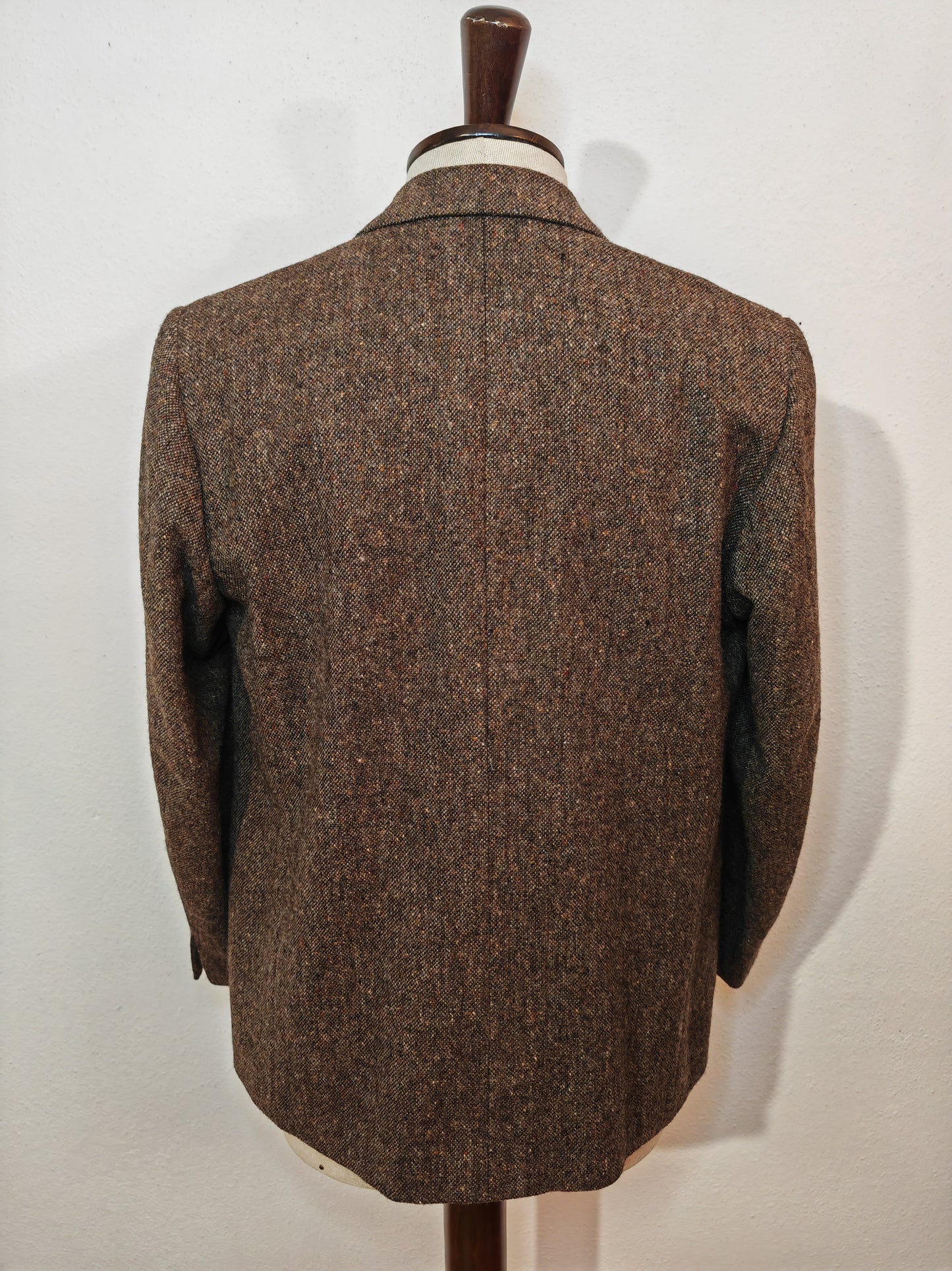 Giacca sartoriale in Irish donegal tweed - tg. 46/46 corta