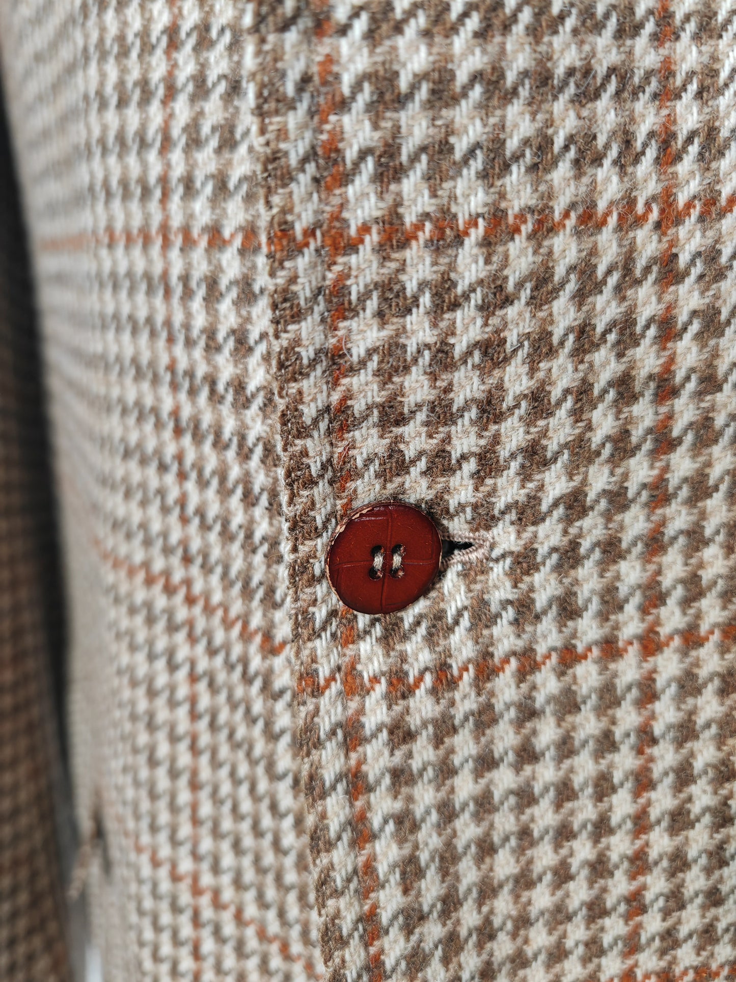 Giacca in tweed semi-sartoriale in stile sportcoat inglese - tg. 52/54