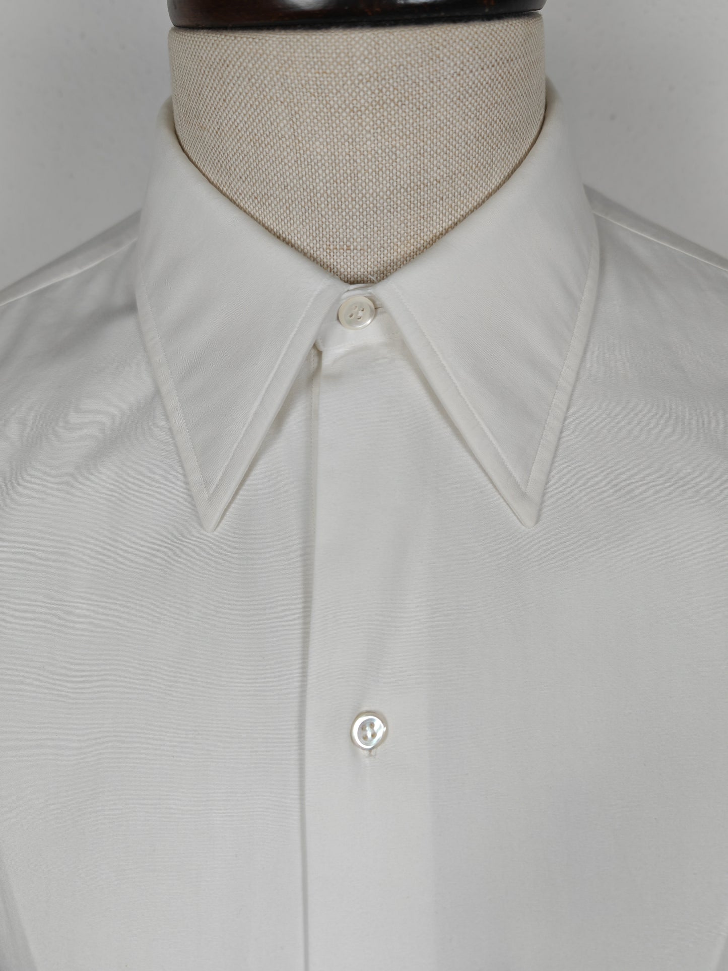 Camicia da smoking anni '70 con collo italiano - tg. M collo 40
