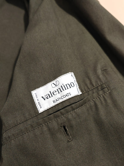 Trench Valentino anni '80 verde scuro - tg. 50-54