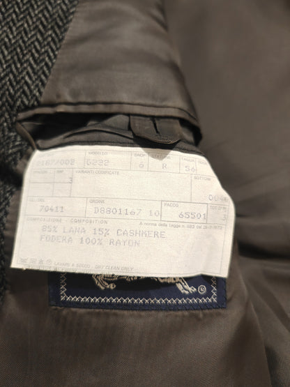 Giacca Burberrys herringbone in lana e cashmere - tg. 54/56
