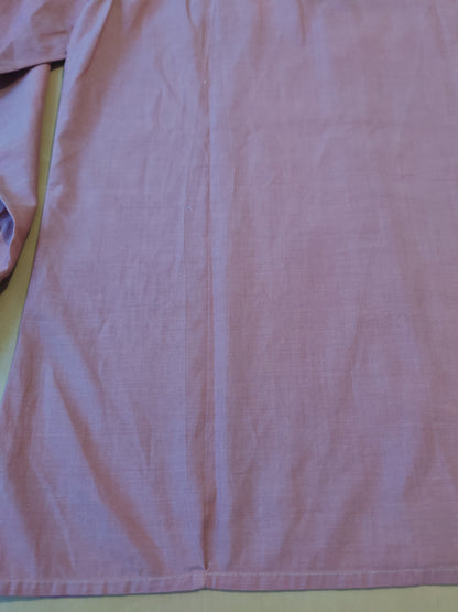 Camicia sartoriale in twill rosso/rosa cangiante - tg. S collo 39/40