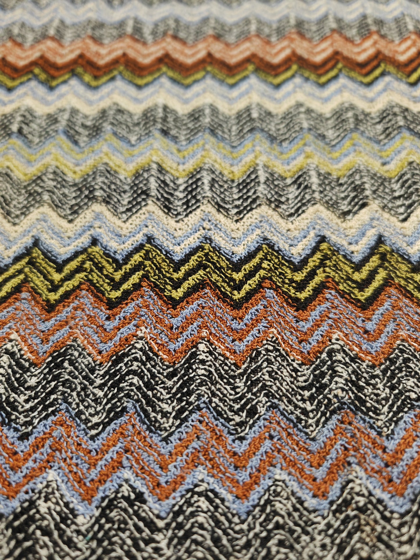 Maglia Missoni zigzag vintage in cotone - tg. 50