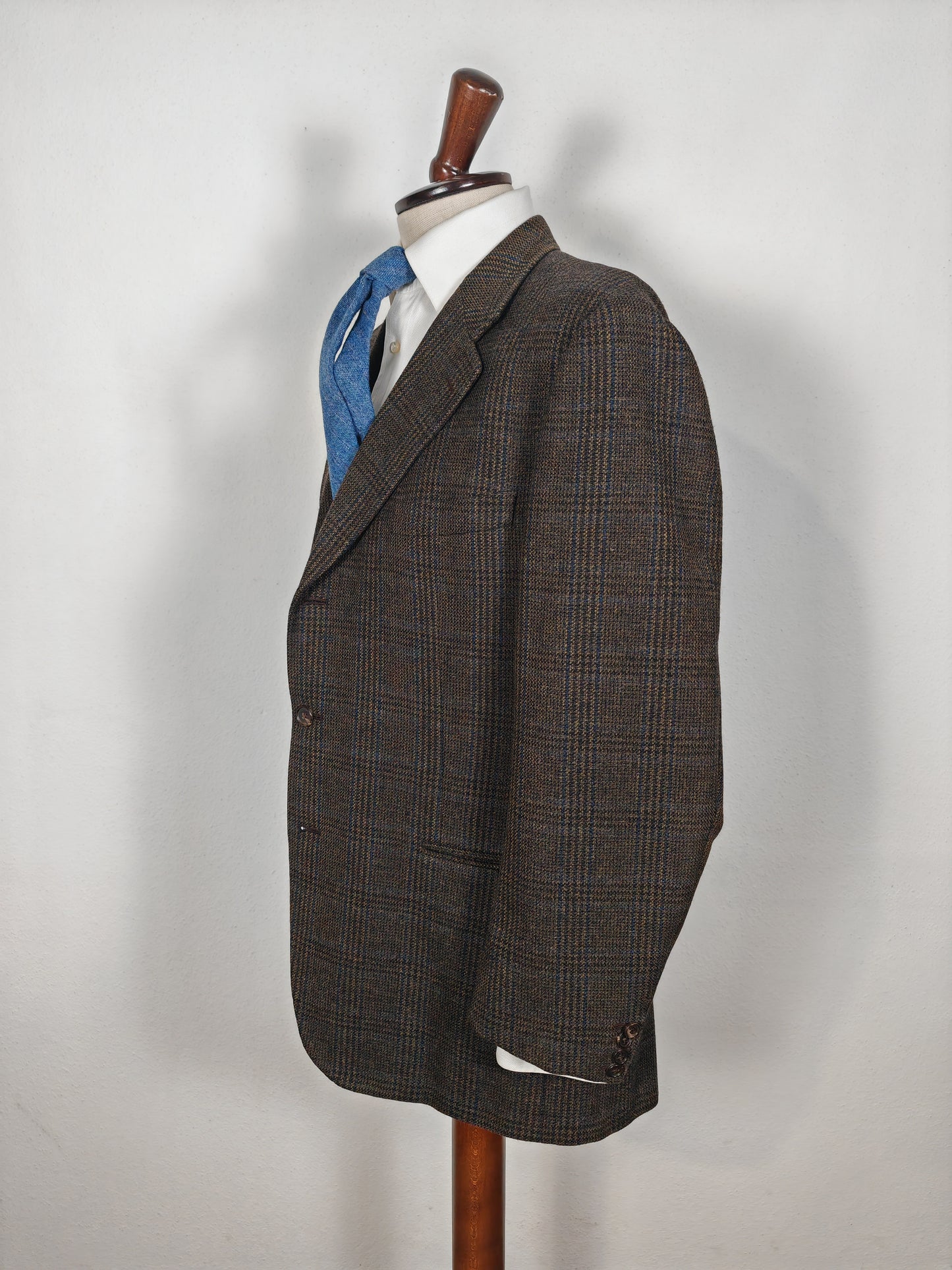 Giacca Burberry in hopsack principe di Galles - tg. 58