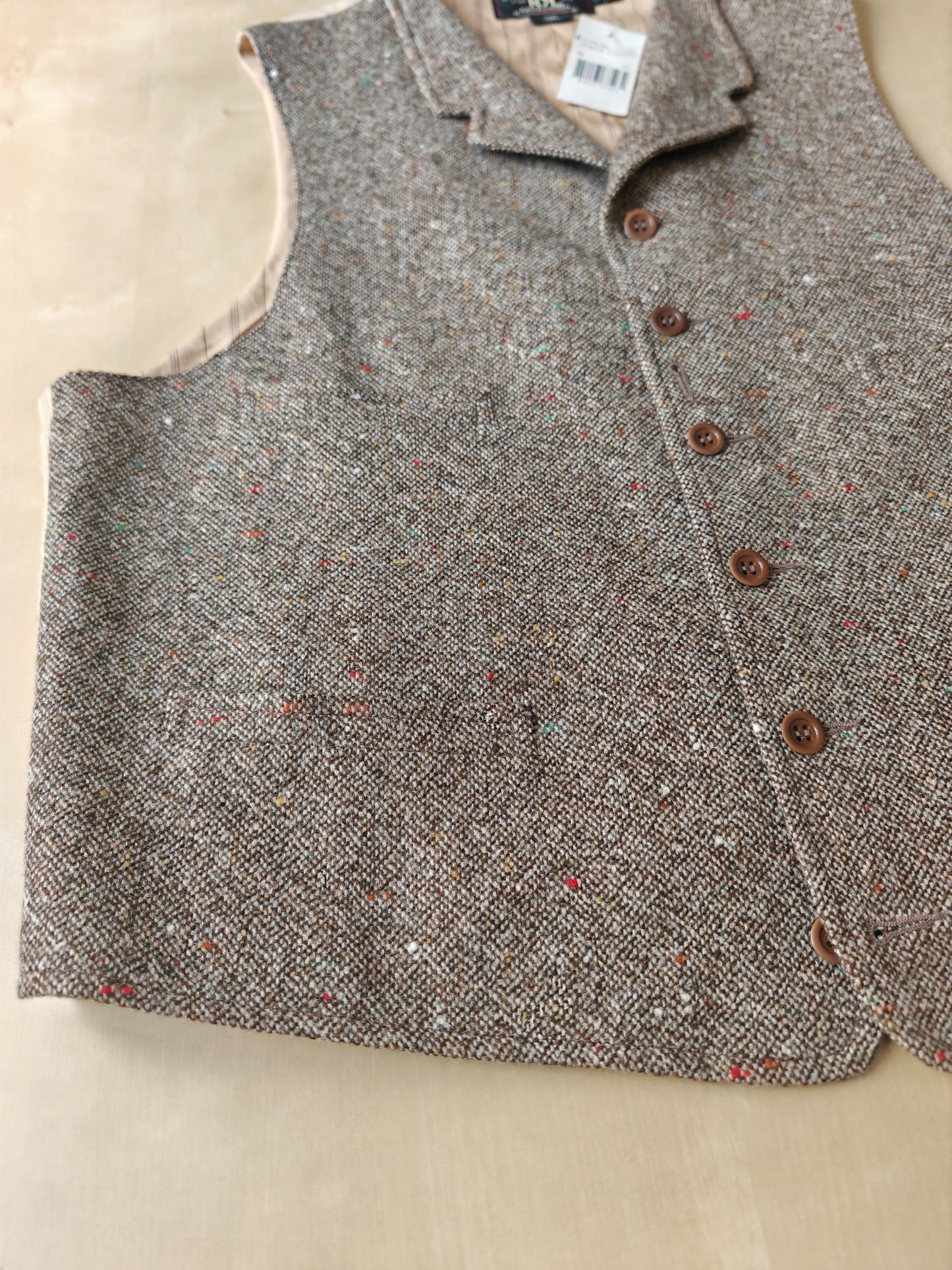 Panciotto Ralph Lauren Double RL in donegal tweed - M