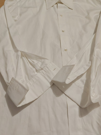 Camicia da smoking anni '70 con collo italiano - tg. M collo 40