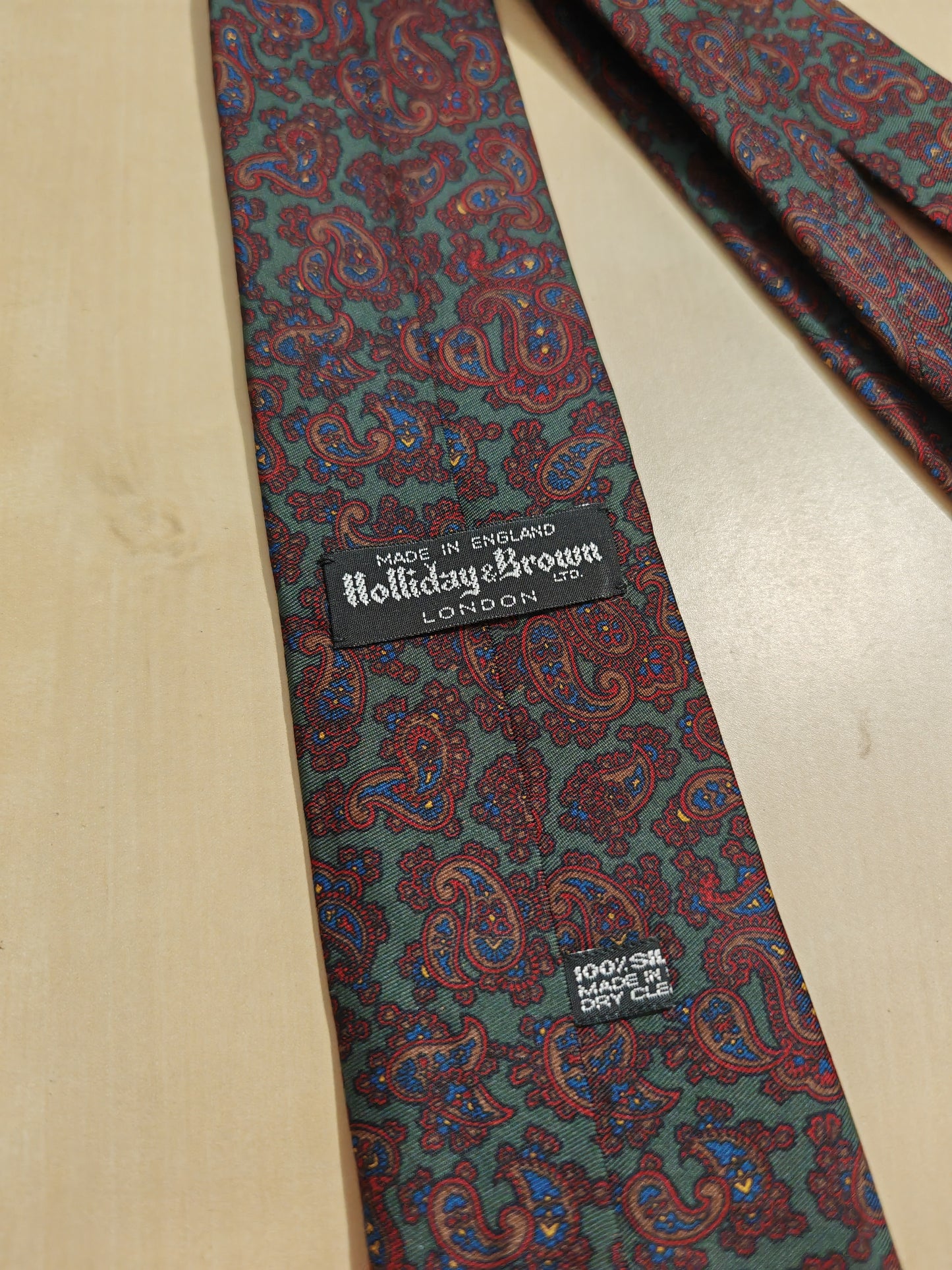 Cravatta Holliday & Brown paisley made in England