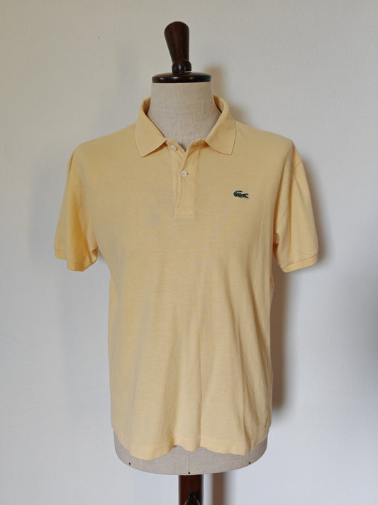 Polo Lacoste giallo pastello 4 (M)