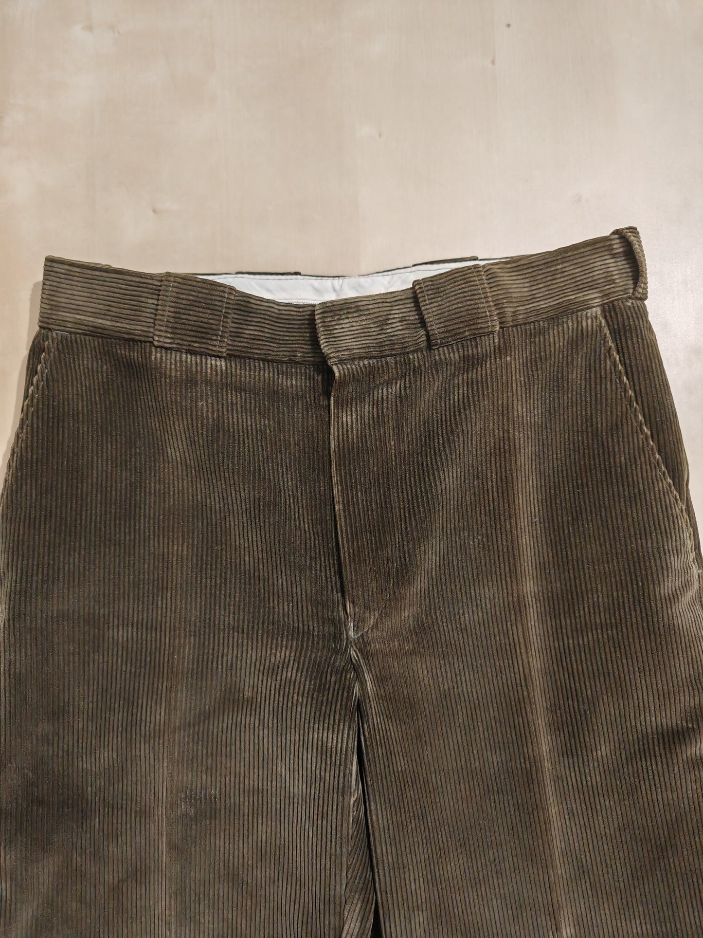 Pantalone Barbour anni '90 in velluto a coste verde - tg. 34 (=48)