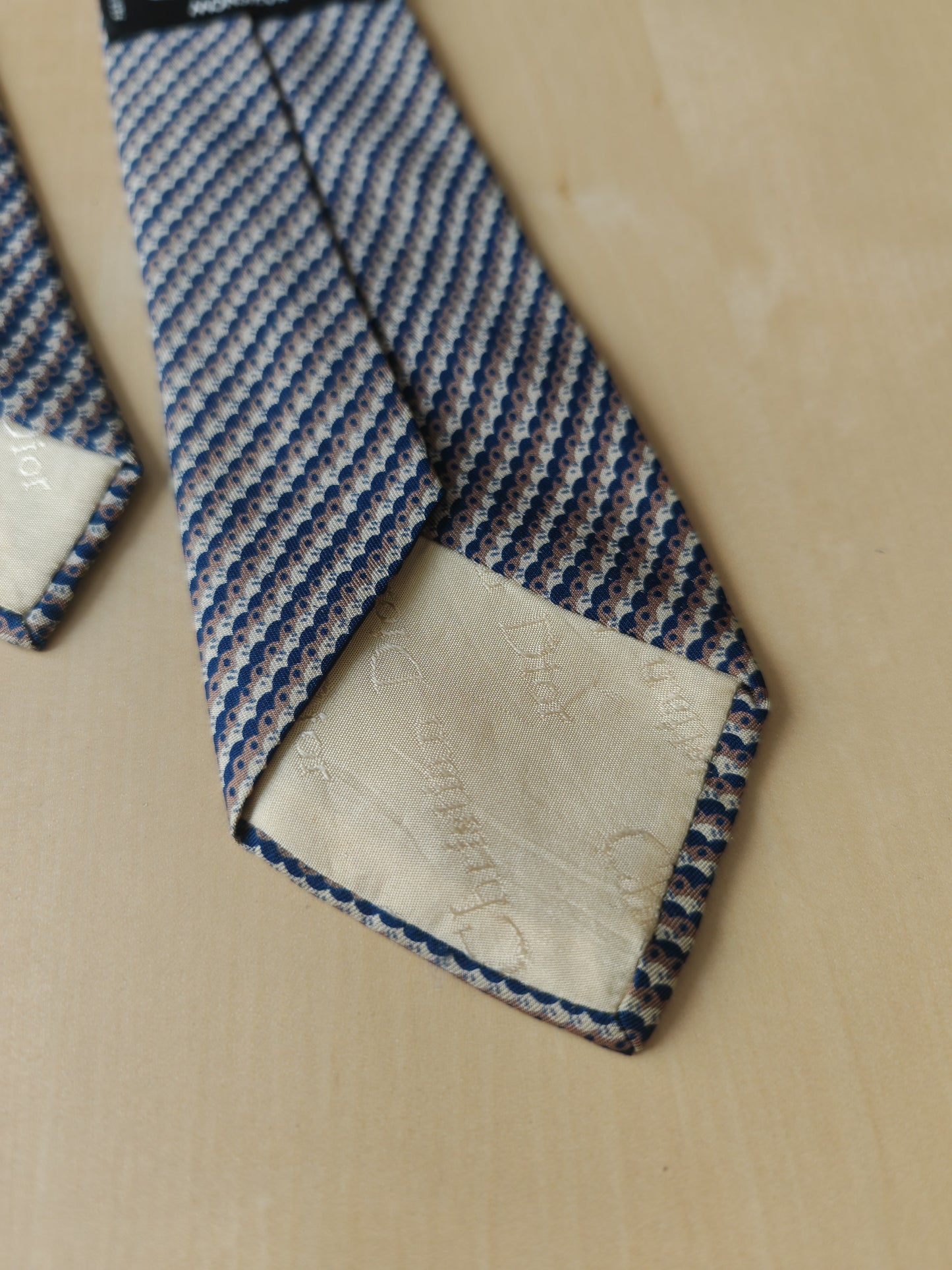 Cravatta Dior vintage pala stretta