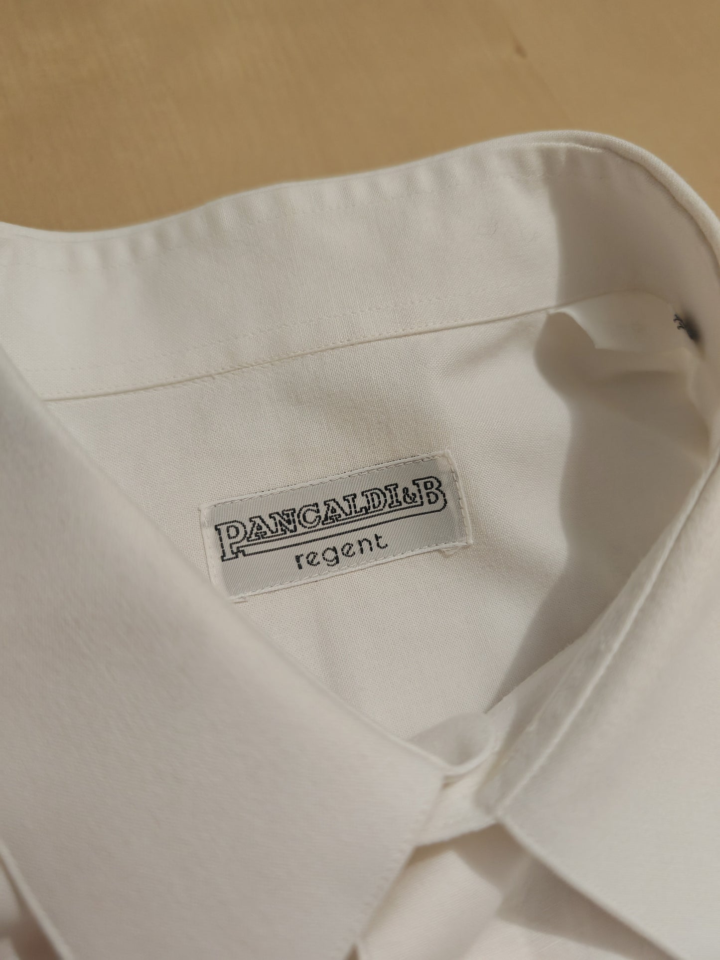 Camicia bianca Pancaldi anni '80 collo italiano - tg. XL collo 43/44