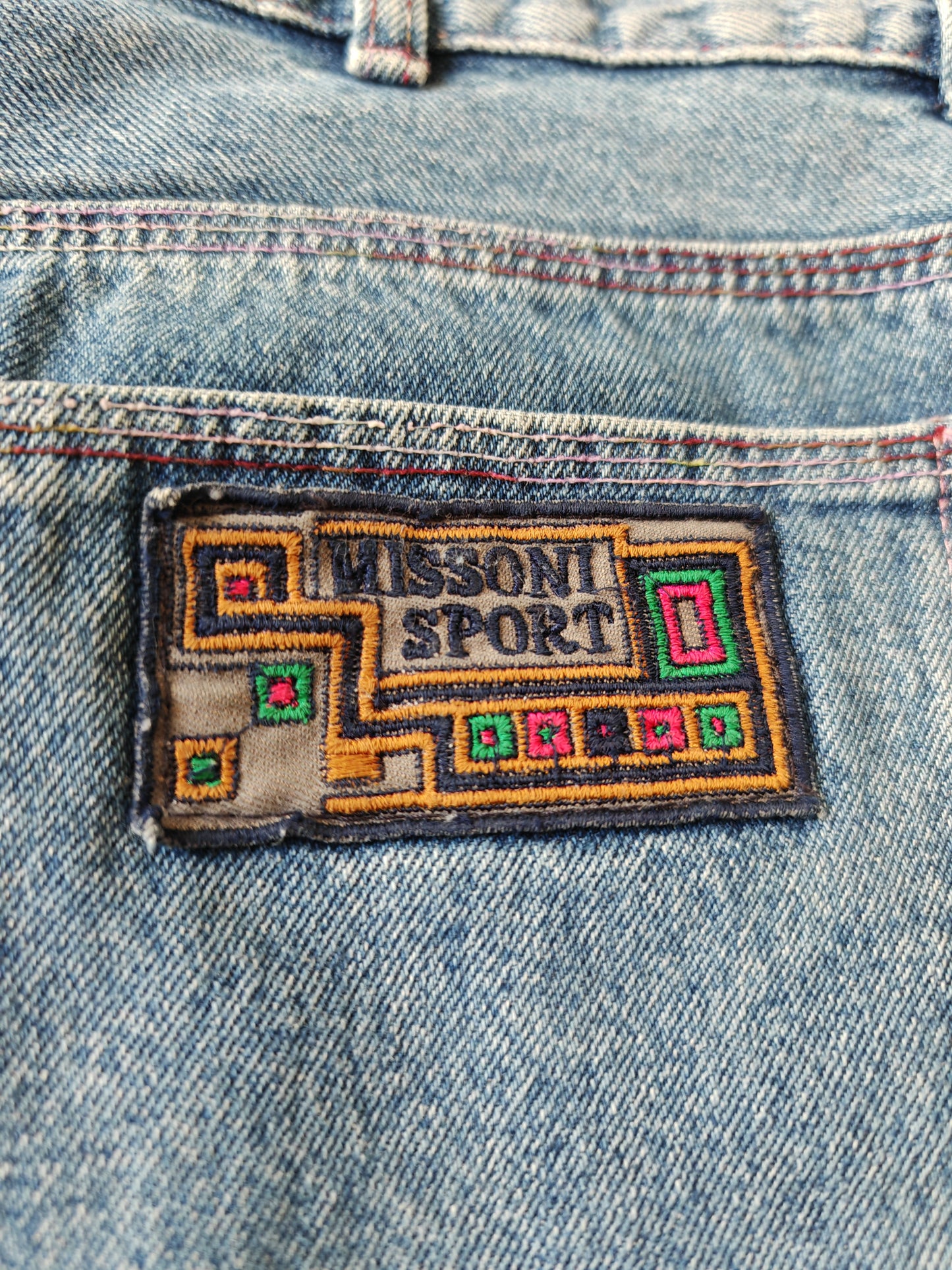 Pantaloncino jeans Missoni Sport anni '80 - tg. 48/50