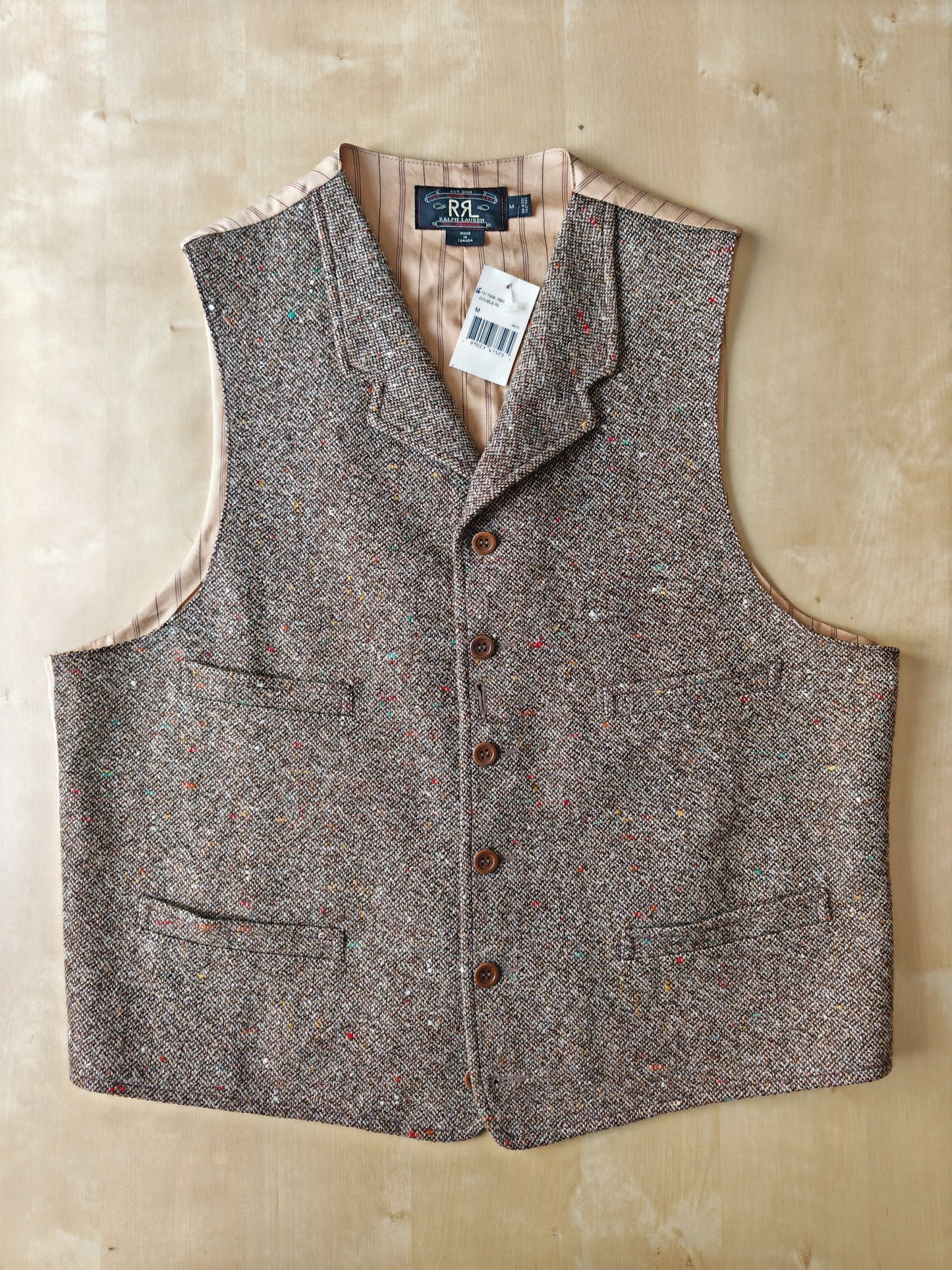 Panciotto Ralph Lauren Double RL in donegal tweed - M