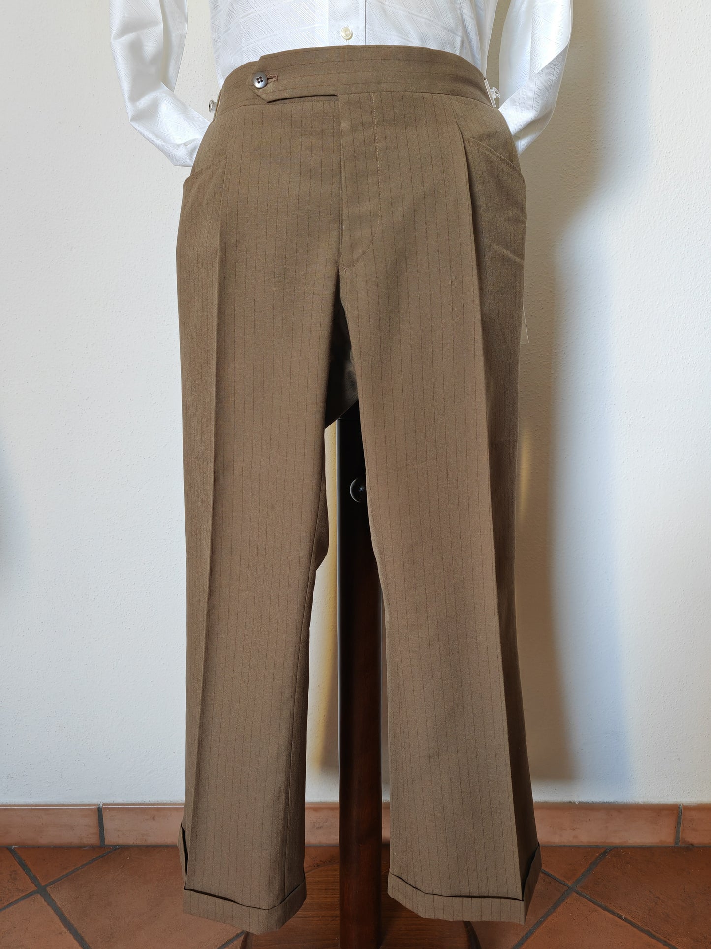 Completo 3 pezzi sartoriale anni '60/'70 in stile rétro - tg. 44