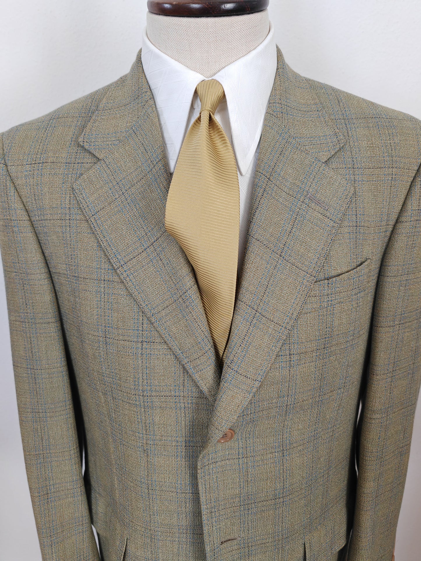 Giacca Ted Lapidus verde salvia in hopsack super twist - tg. 48/50