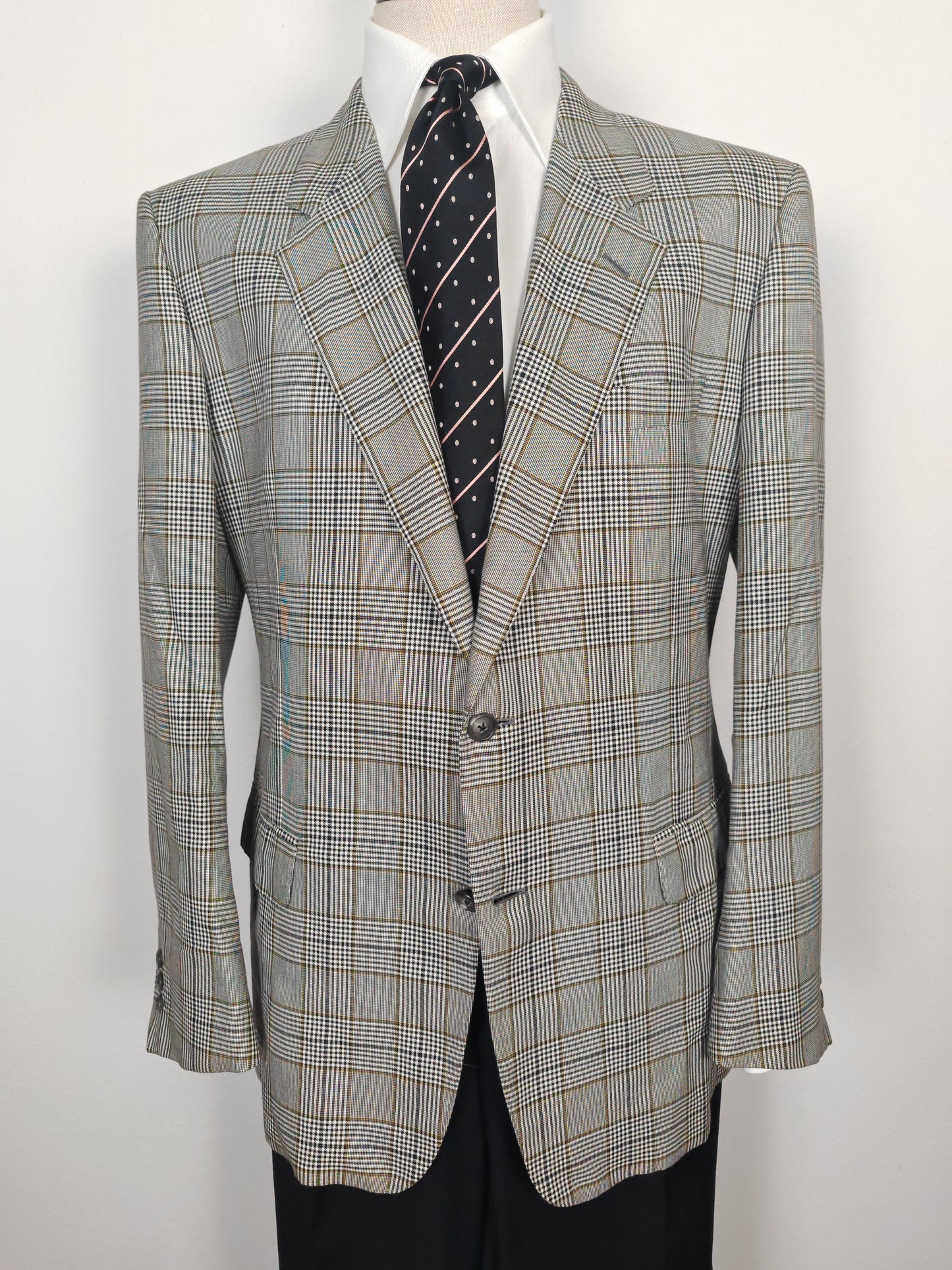 Giacca Corneliani estiva 100% cotone principe di Galles - tg. 54