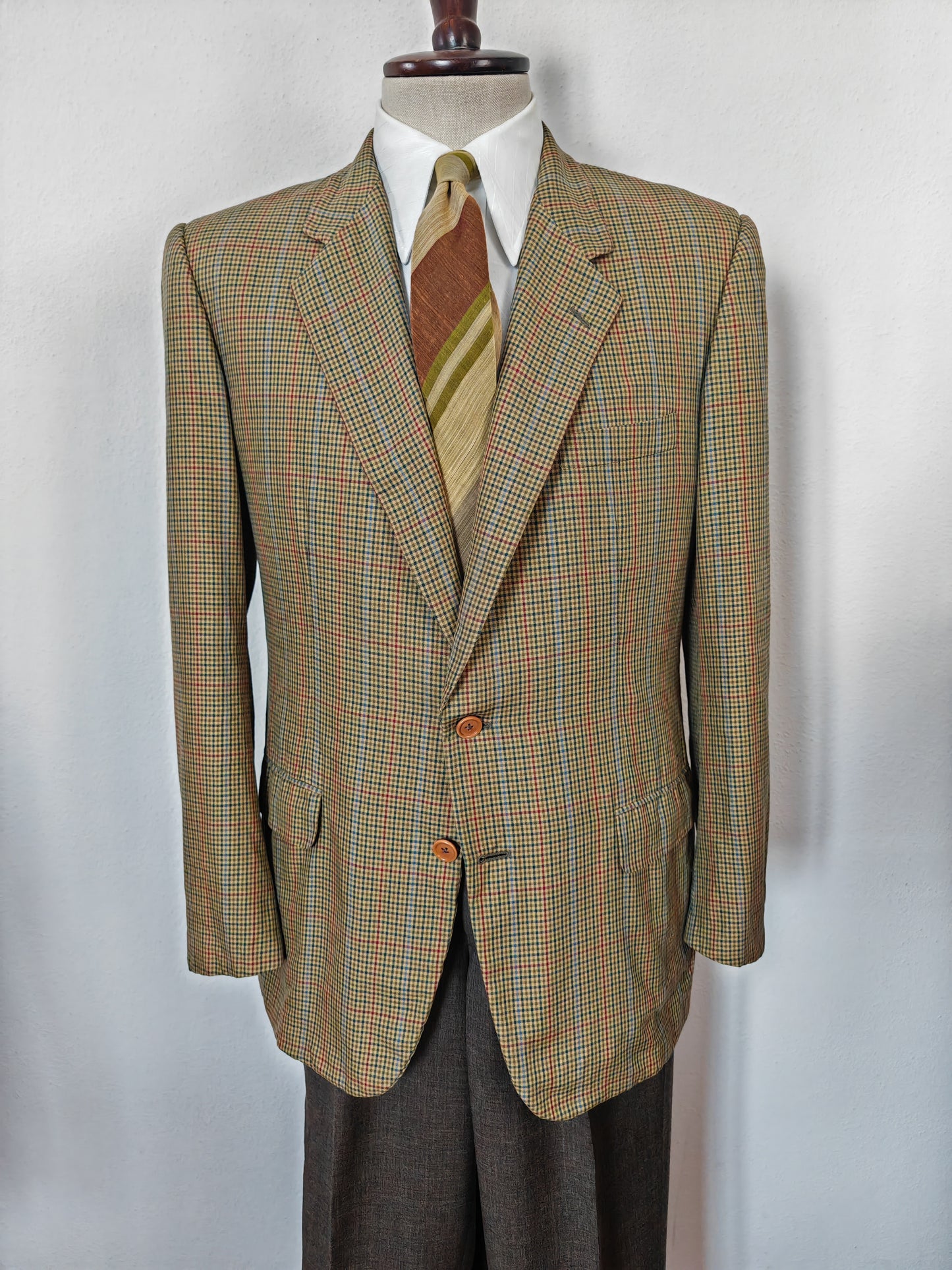 Giacca Burberrys estiva sfoderata in puro cotone quadretti - tg. 50