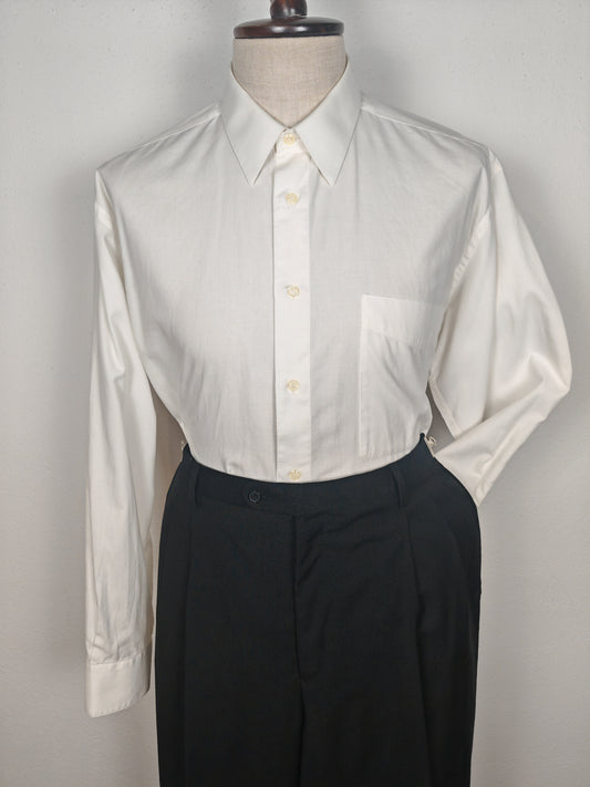 Camicia bianca Pancaldi anni '80 collo italiano - tg. XL collo 43/44