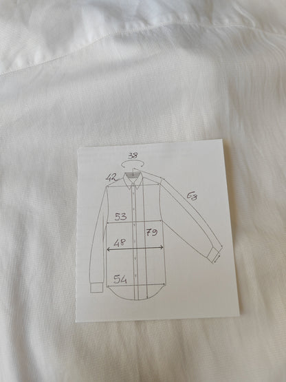 Camicia Finamore Napoli con polsino francese - tg. S collo 38