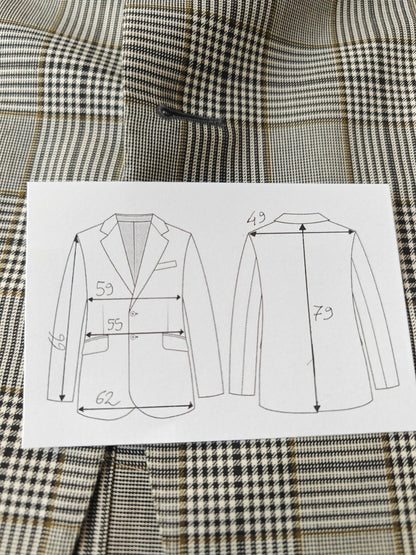 Giacca Corneliani estiva 100% cotone principe di Galles - tg. 54