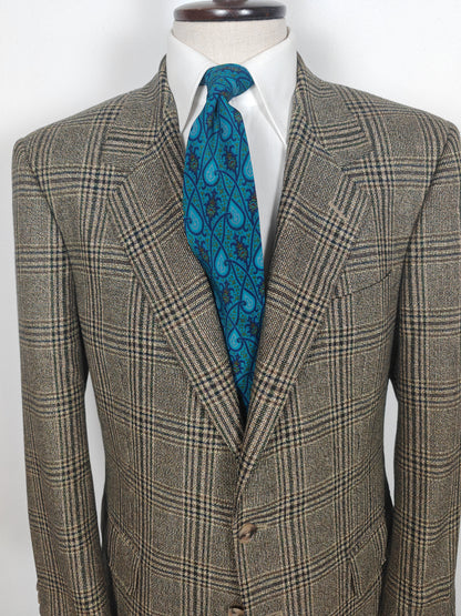 Giacca principe di Galles Ermenegildo Zegna in lana e mohair - tg. 52