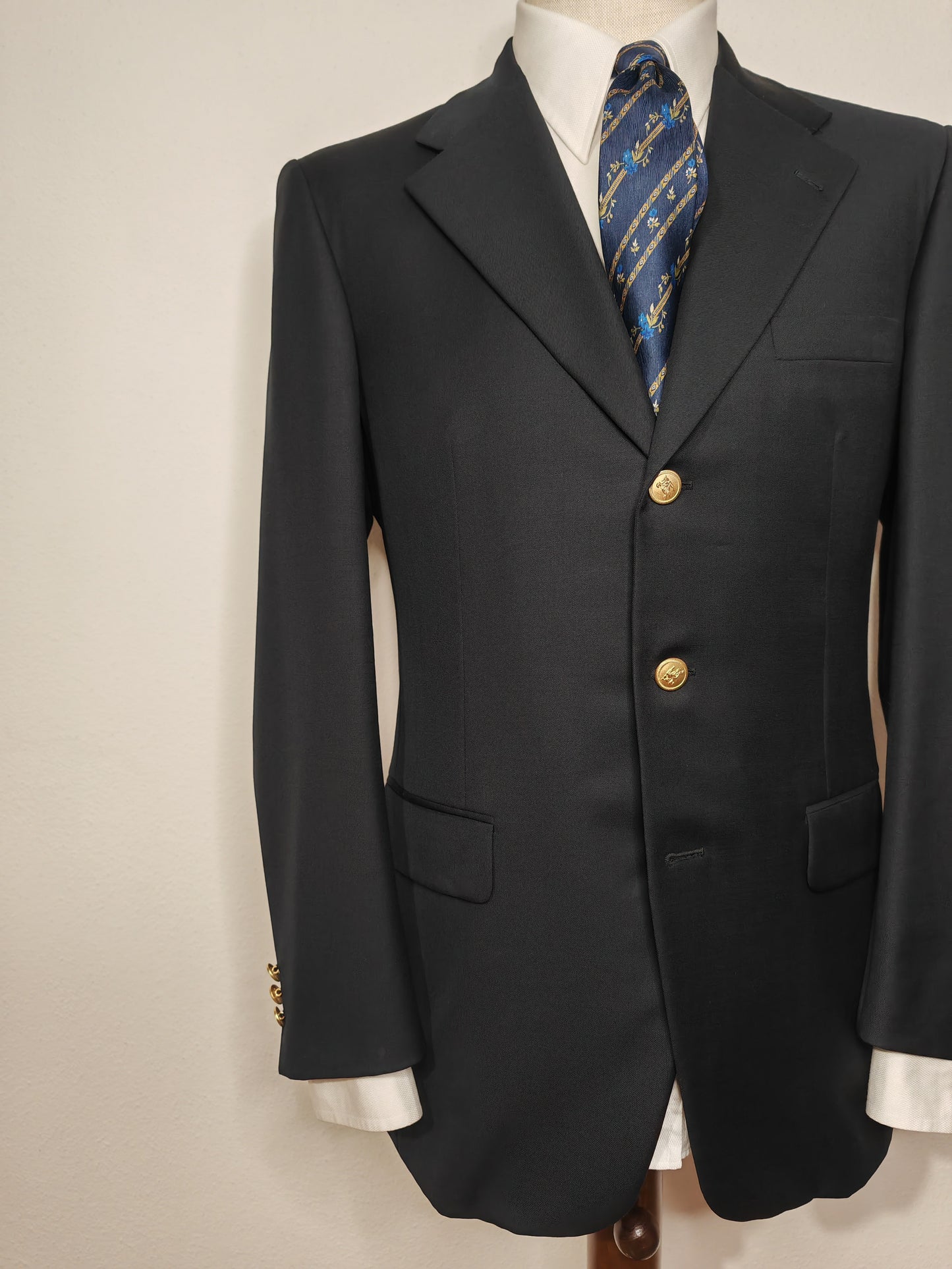 Blazer Burberrys anni '80 bottoni oro con logo - tg. 50