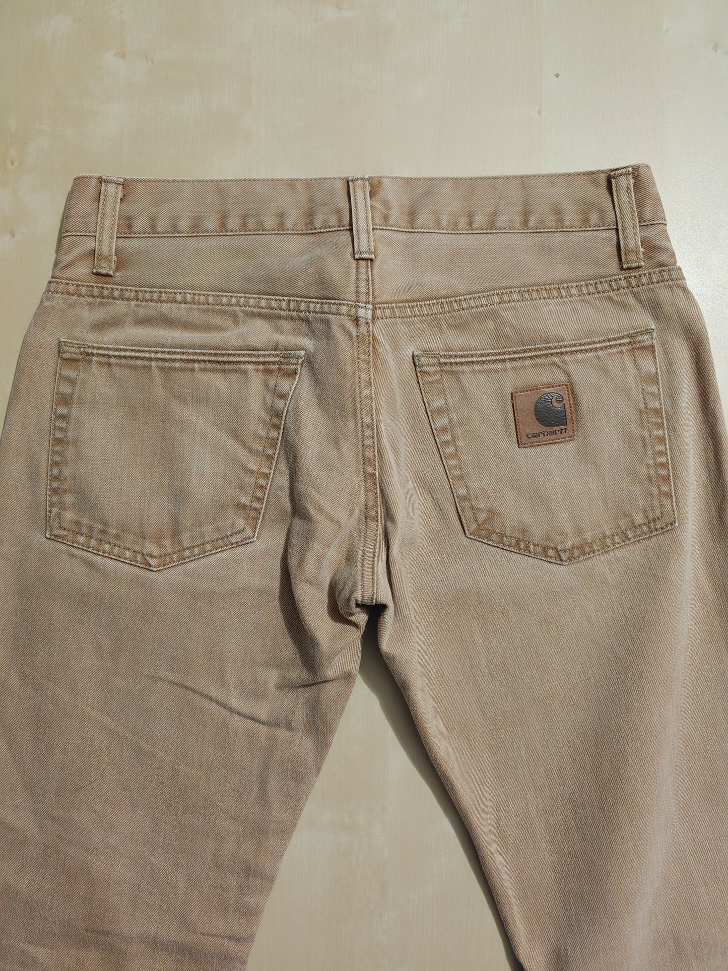 Carhartt denim "Racket pant", desert - W30