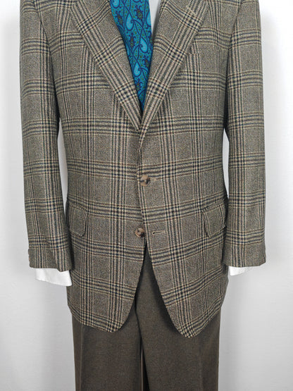 Giacca principe di Galles Ermenegildo Zegna in lana e mohair - tg. 52