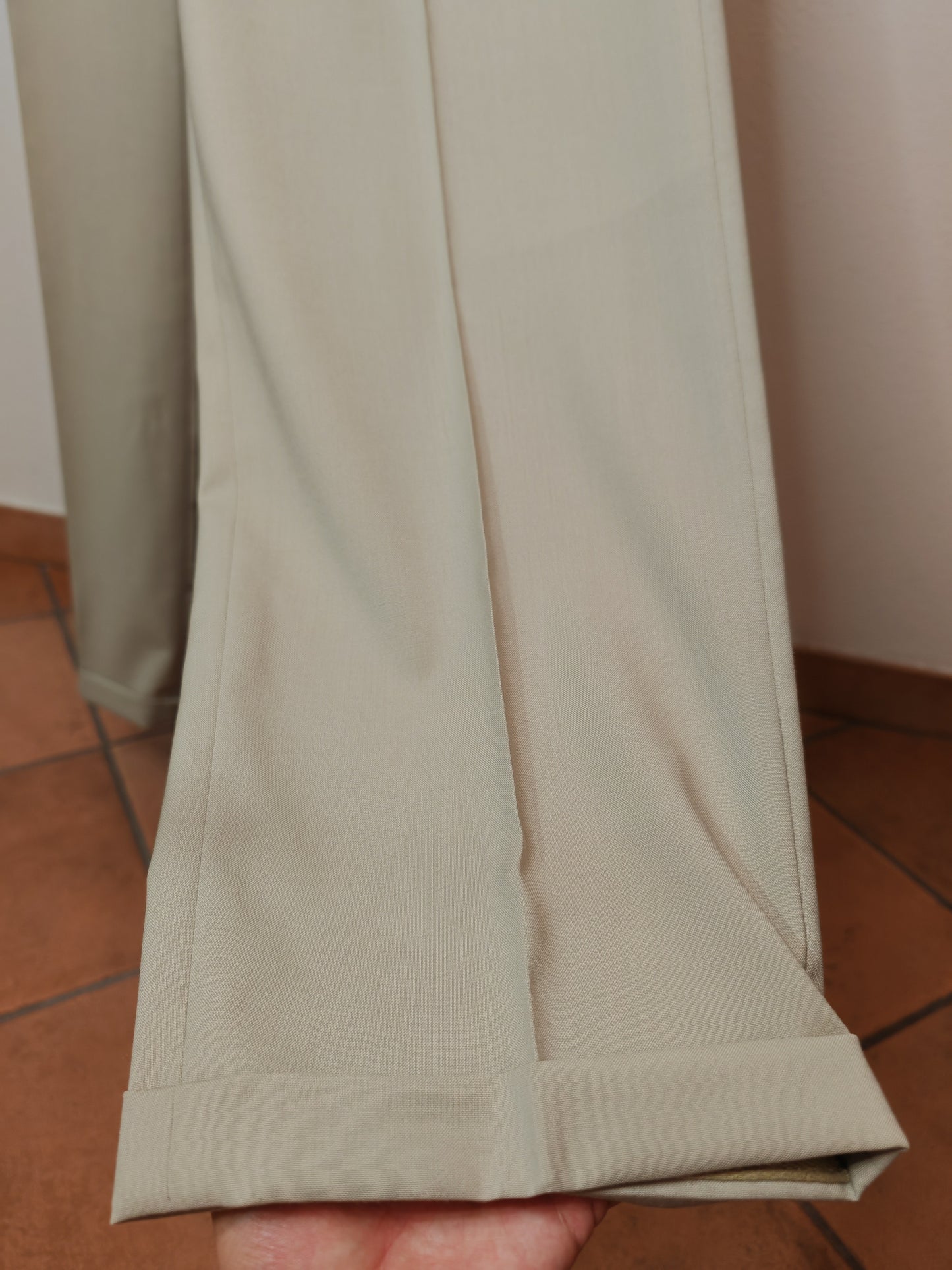 Pantalone in fresco lana (nuovo) - tg. 52