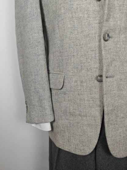 Giacca Fendi anni '90 in tweed grigio chiaro - tg. 48