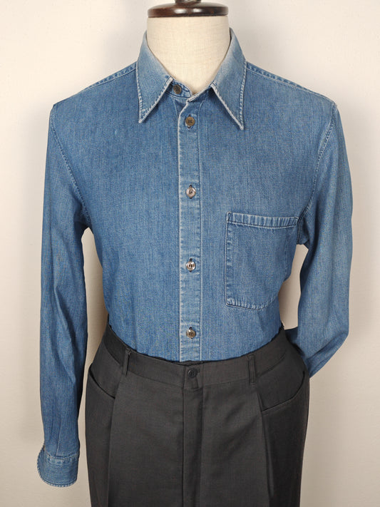 Camicia in denim Helmut Lang vintage anni '90 - L