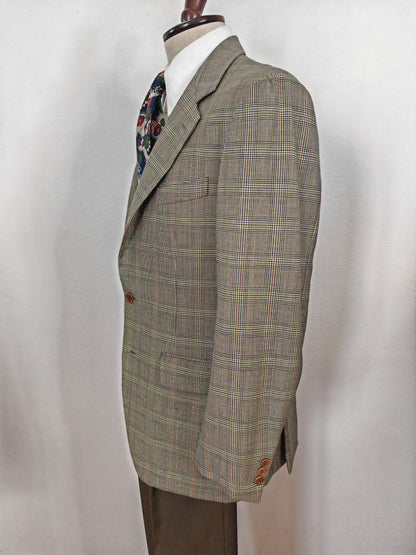 Giacca Cantarelli principe di Galles color salvia mezza fodera - tg. 48