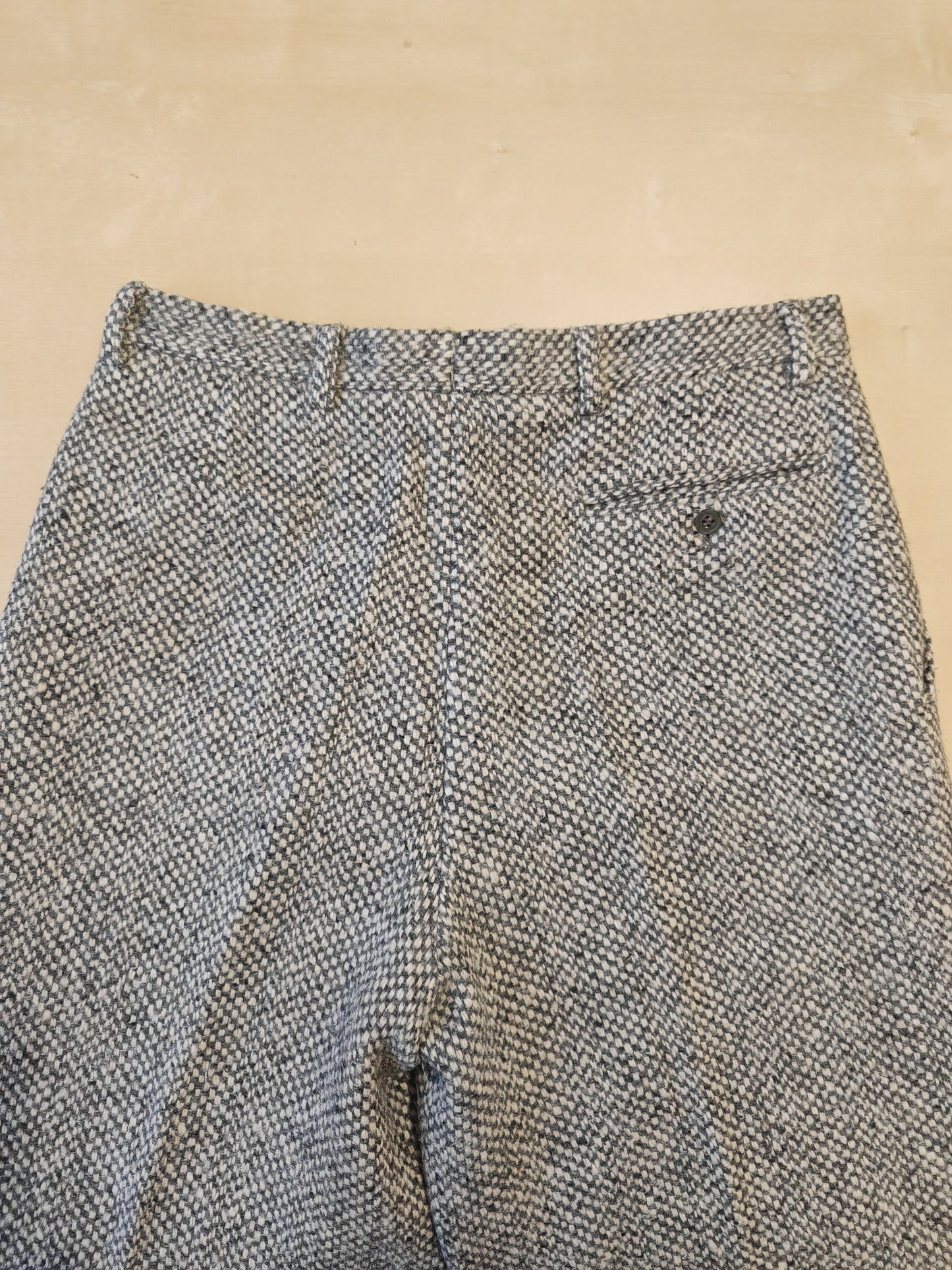 Pantaloni sartoriali in lana bouclé sale pepe - tg. 48/50