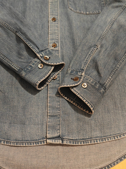 Camicia in denim Helmut Lang vintage anni '90 - L