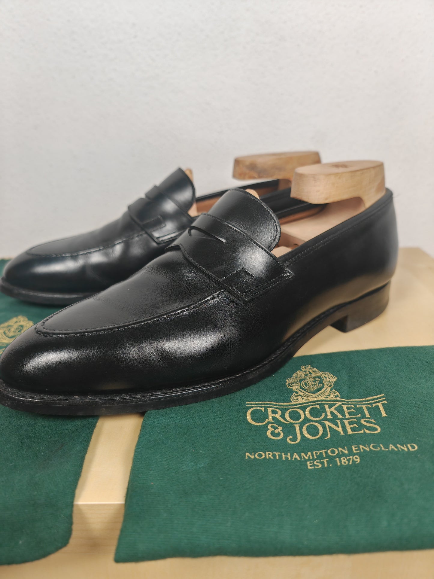Crockett & Jones Sydney penny loafer fondo gomma - 10 UK