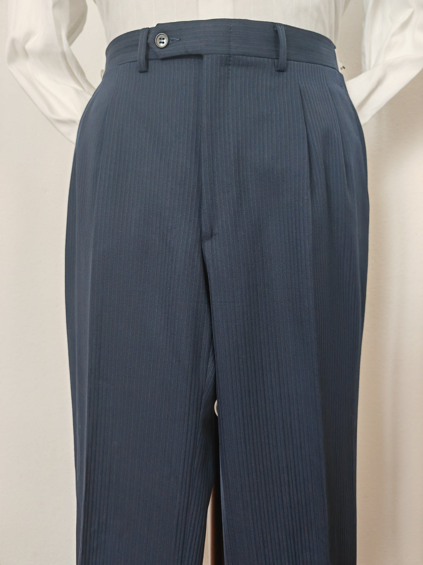 Completo doppiopetto blu Canali anni '80 - tg. 46/48