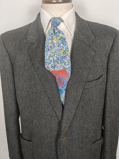 Giacca Burberrys herringbone in lana e cashmere - tg. 54/56