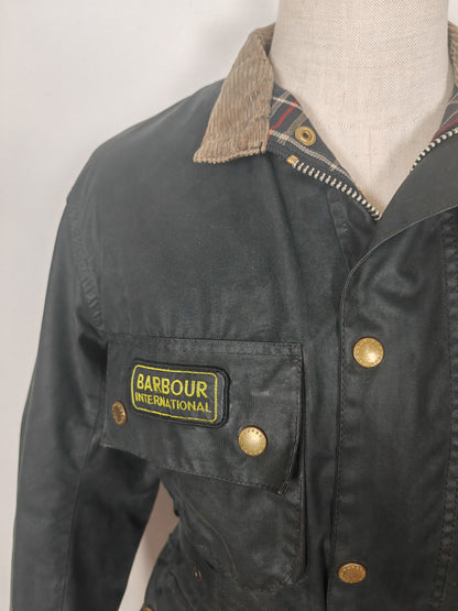 Barbour International 1995 nero, con imbottitura - C38/97 cm