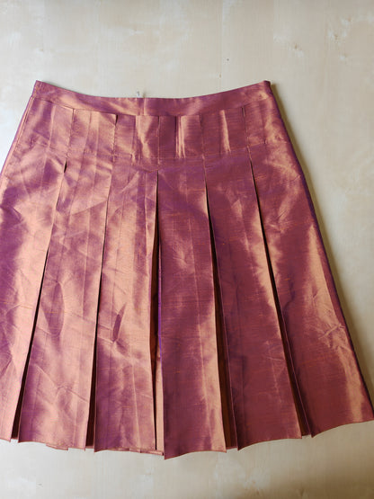 Max & Co., 100% silk pleated skirt