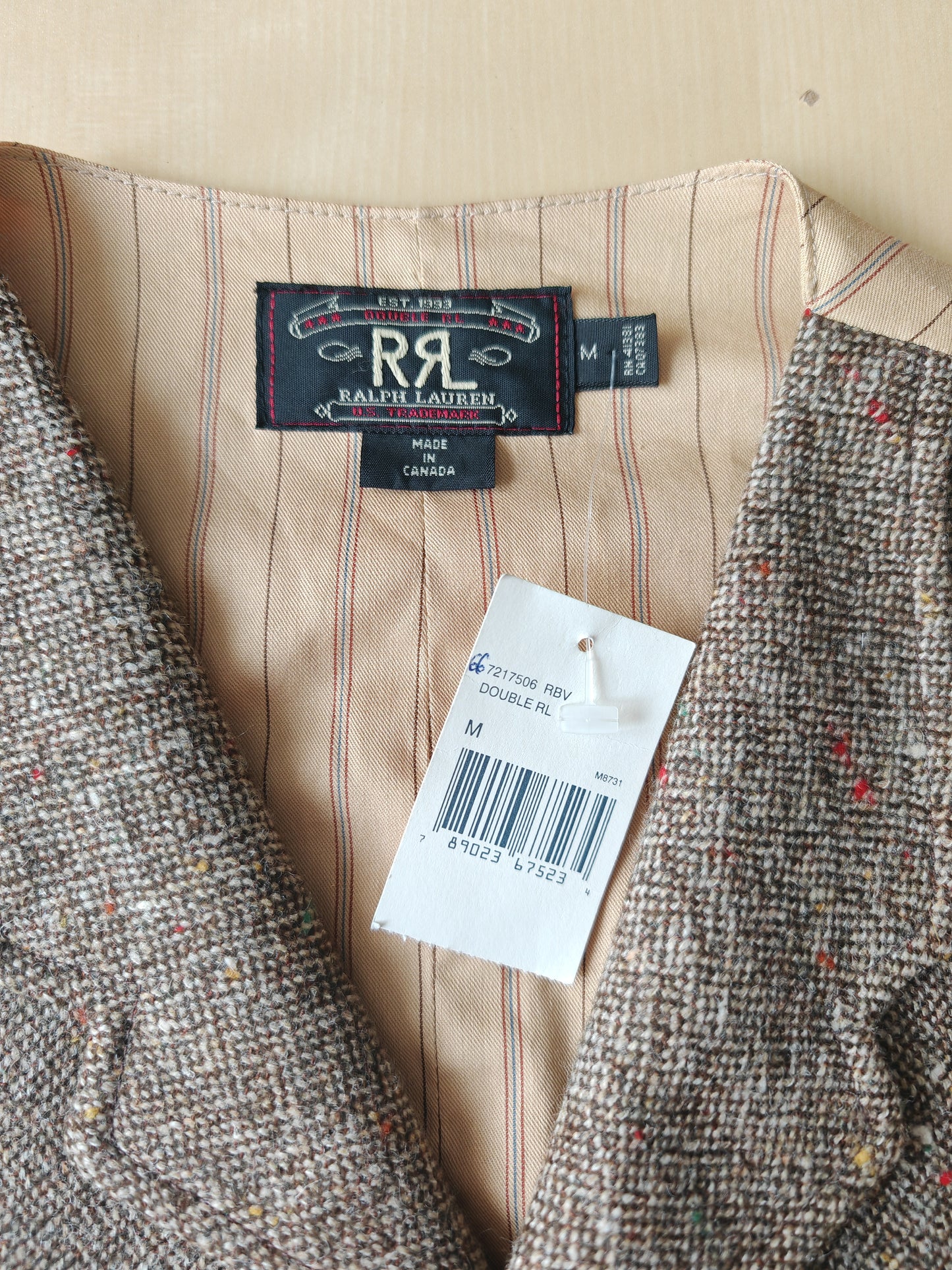 Panciotto Ralph Lauren Double RL in donegal tweed - M