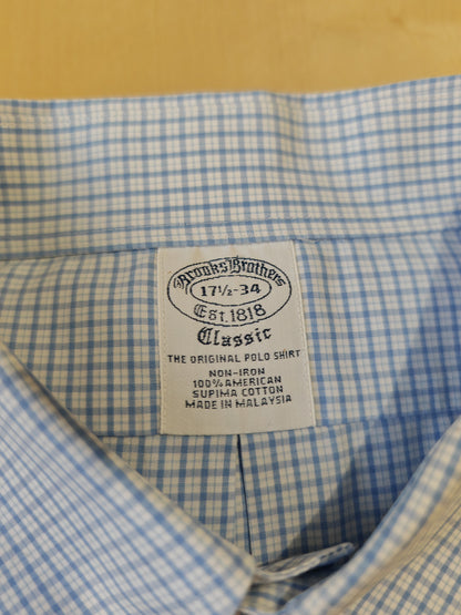 Camicia Brooks Brothers tattersall - collo 17,5 (XL)