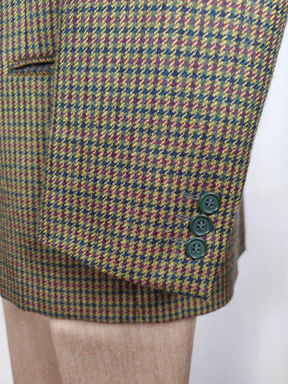 Giacca anni '80 pied-de-poule multicolore - tg. 48/50