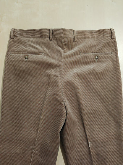 Pantalone in velluto a coste beige - tg. 50/52