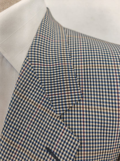 Giacca Pierre Cardin anni '80 chek in tela frescolana - tg. 50/52