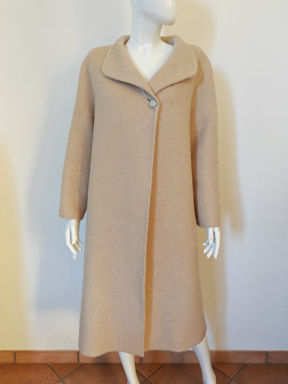 Cappotto a mantella in alpaca e lana - tg. 46