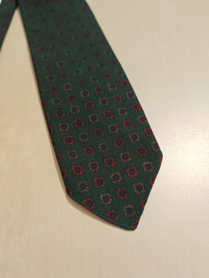 Cravatta inglese pala stretta stampata a mano