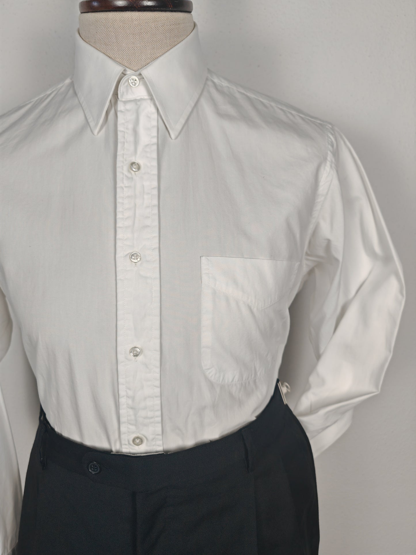 Camicia Brooks Brothers bianca vintage made in USA - 15 1/2